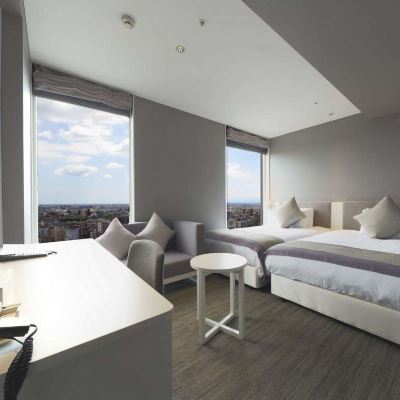 【禁煙】スーペリアツイン (ソファベッド付) 名鉄イン名古屋駅新幹線口 クーポン