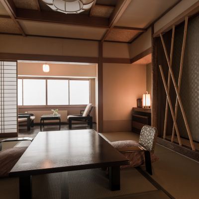 【竹林房】日式房間， 10榻榻米， 25平方米【和室】【無煙】【山景】