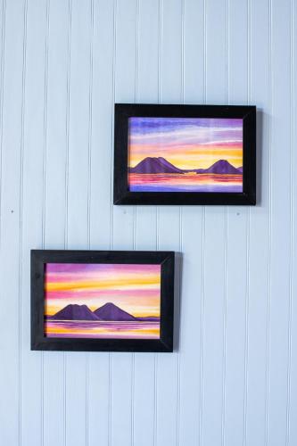 带湖景的双人间