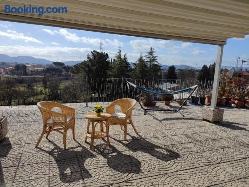 带露台的双人房