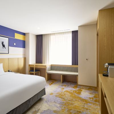 장애인지원 디럭스 시티 뷰룸 킹 침대 1개 티마크그랜드호텔 명동 쿠폰