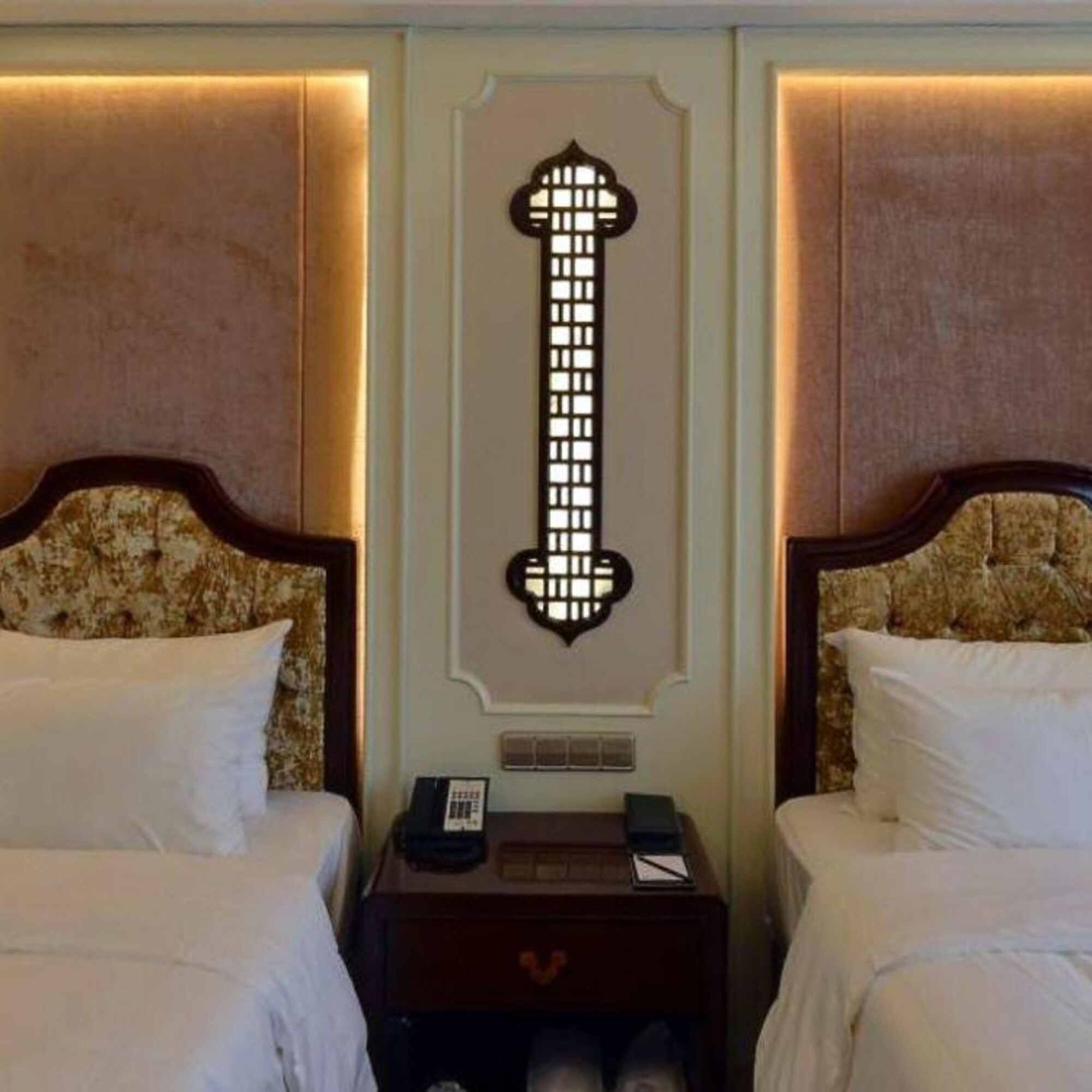 Excemon Ruian Sunshine Hotel豪华双床房（舒适办公区+乾湿分离+静谧好眠）