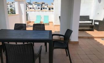 Apartamento Venavera Playa Jardines de Nuevo Vera F2-2B Ático Primera Línea Wifi