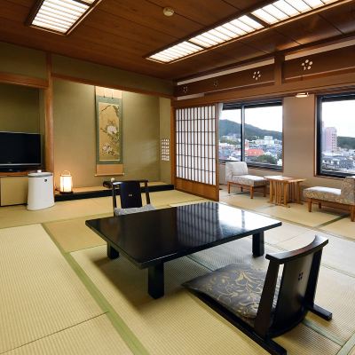 和風リバービュールーム(浴室)(本館) 嬉野温泉　茶心の宿　和楽園 クーポン