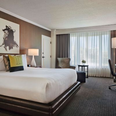 Hearing Accessible King Room with Parkway View of Fountain The Logan Philadelphia, Curio Collection by Hilton Promo Code