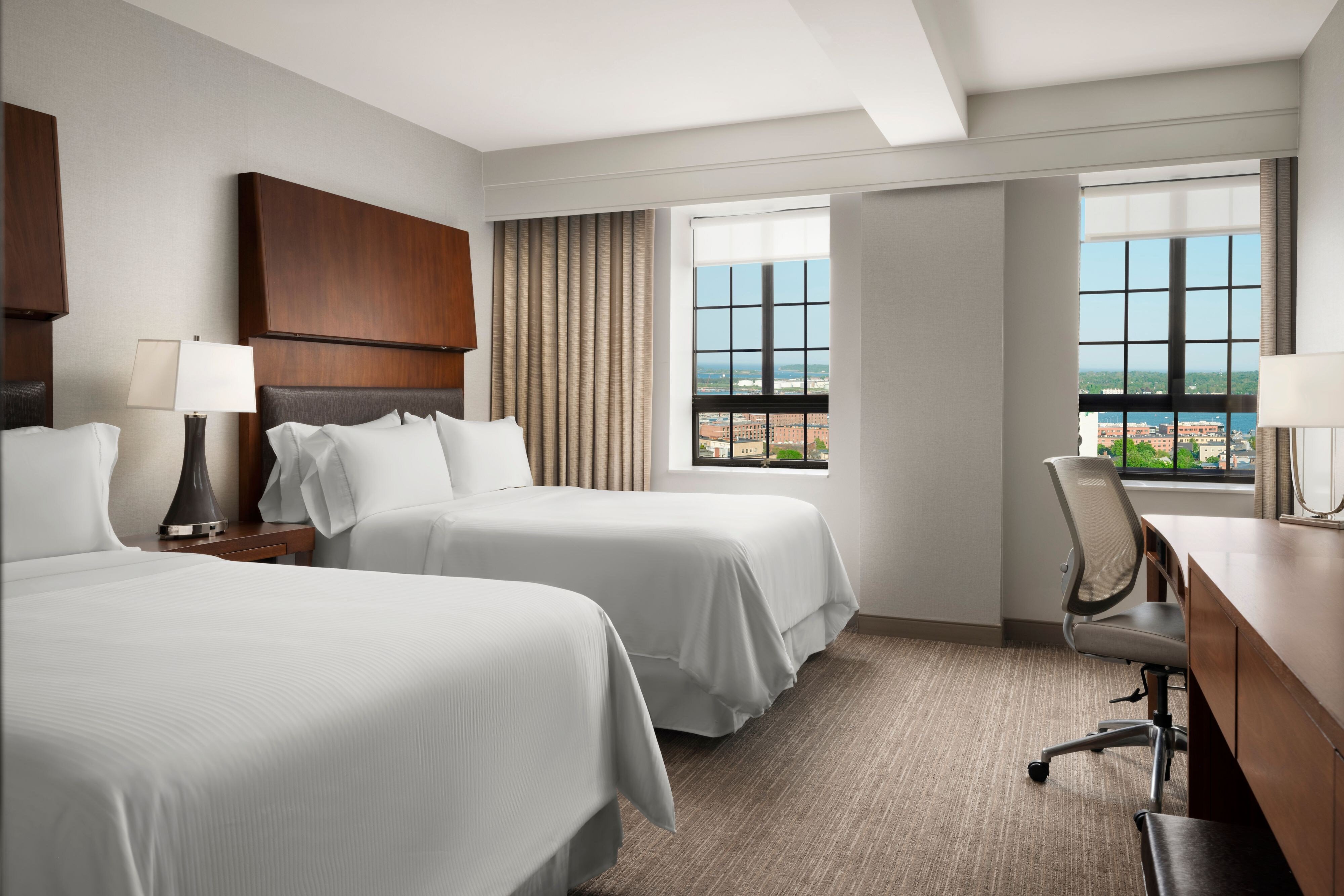 海港景观高层客房（2张双人床）