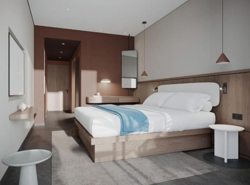 高级双人房，山景