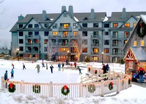 Spacious 4Br/4Bth Lodge With Ice Skating Pond, Heated Pool, 3 Min Walk To Ski