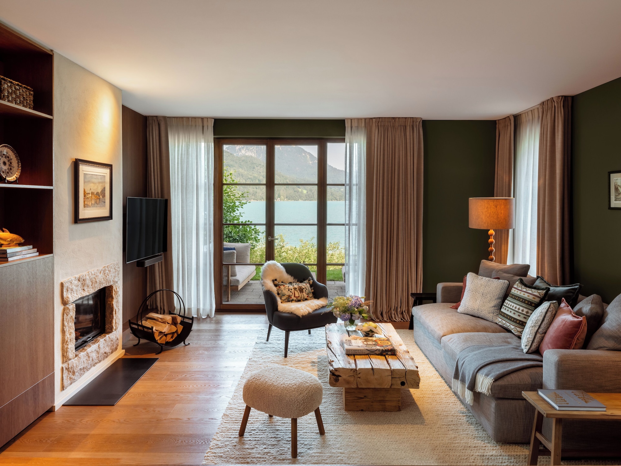 木屋， 1 间卧室