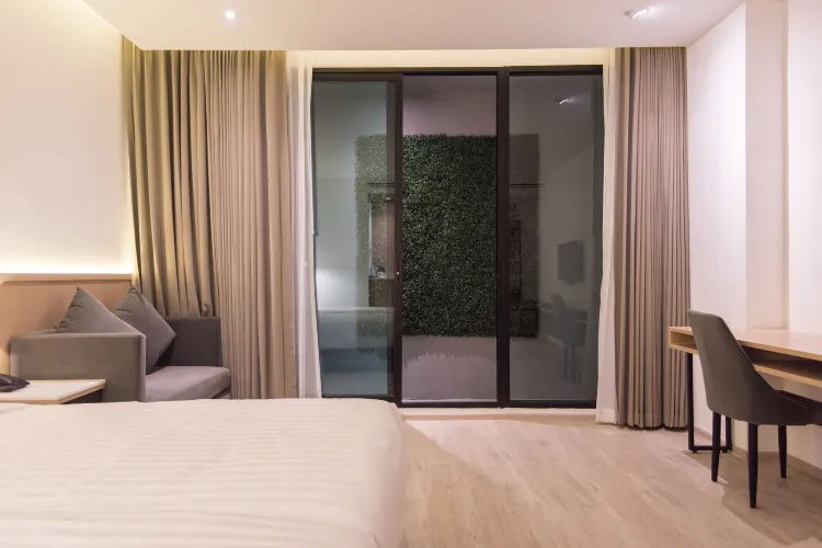 ห้องเตียงคิงไซส์หนึ่งเตียง