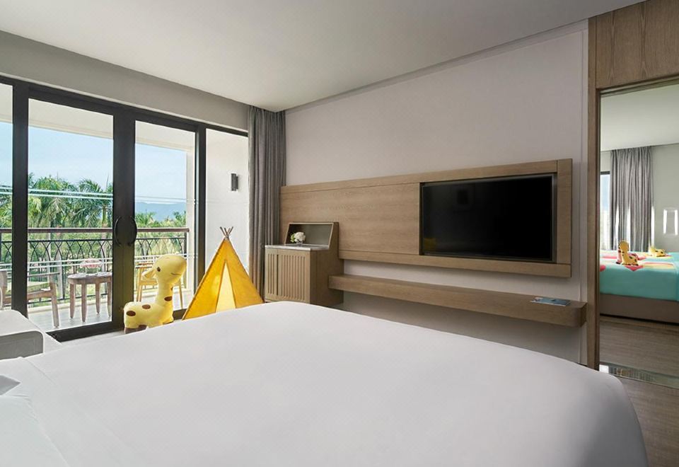 童趣亲子家庭双卧房 | 滑梯+帐篷