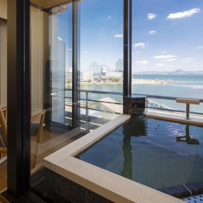 展望風呂付客室「優雅」和室 おごと温泉 びわこ緑水亭ホテル クーポン