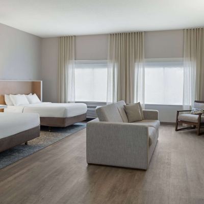 Mobility Accessible Two Queen Suite with Roll in Shower Wyndham Garden Otsego-Minneapolis Promo Code