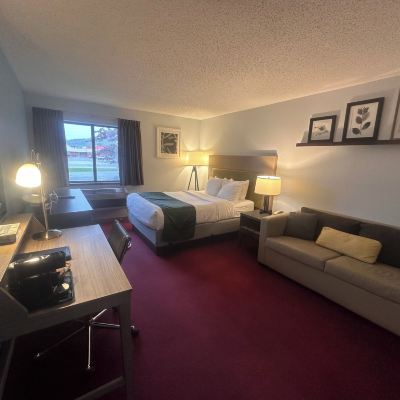 Room, 1 Queen Bed With Sofa Bed (One Queen Handicap Accessible) Pictured Rocks Inn and Suites Promo Code