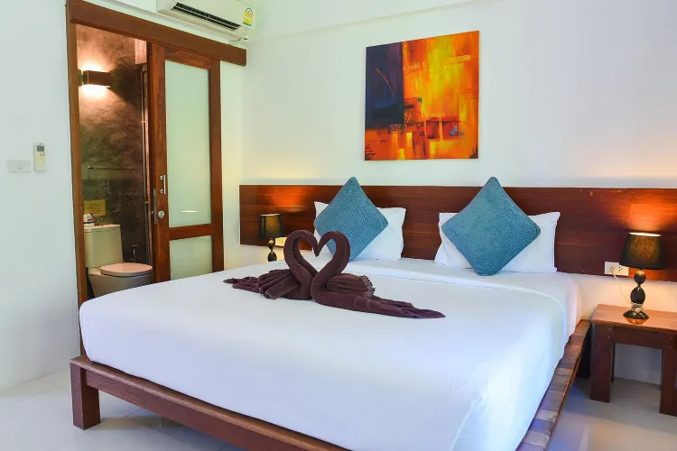 ห้องดับเบิลวิวสระว่ายน้ำชั้น 2