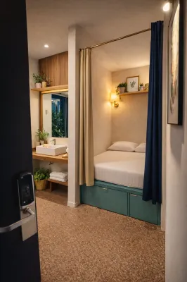 Beds in Garden Hostel Sdn Bhd