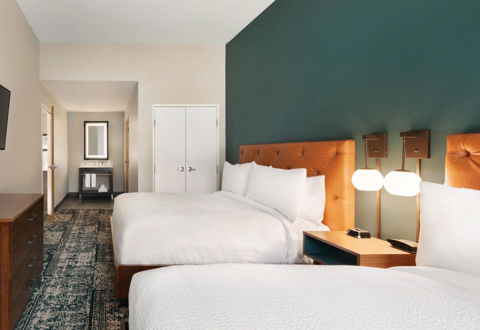 两卧室双人大号床套房