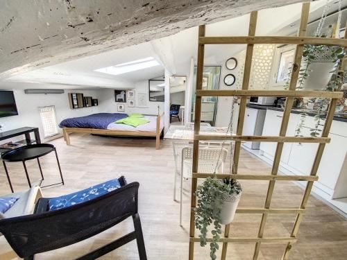 St Louis Studio mansardé Atypique climatisé Studio