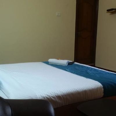 Basic Double Room, 2 Twin Beds, Accessible, City View (with AC)