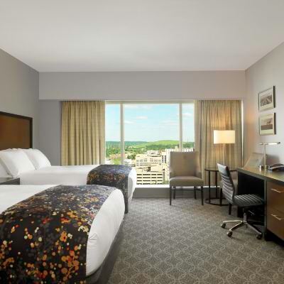 2 Double Beds City View-Upper Floor DoubleTree by Hilton Hotel Cedar Rapids Convention Complex Promo Code