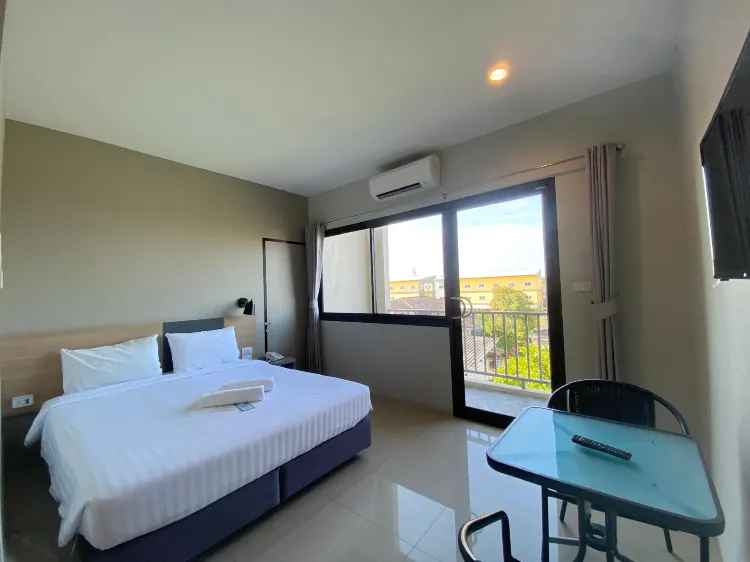 ห้องมาตรฐานอาคาร 2 พร้อมเตียงคู่