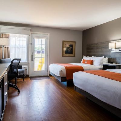 Standard Room with 2 Queen Beds - Non-Smoking, Ground Floor (Pet-Friendly) Amsterdam Inn & Suites Moncton Promo Code
