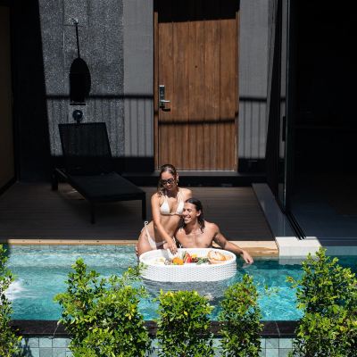 Honeymoon Duplex Suite with Private Pool Villa AKRA Collection Layan Promo Code