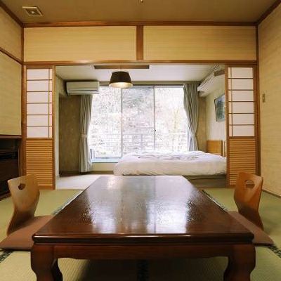 和洋式リバービュールーム(浴室)(本館) 秘湯の宿　元泉館 クーポン