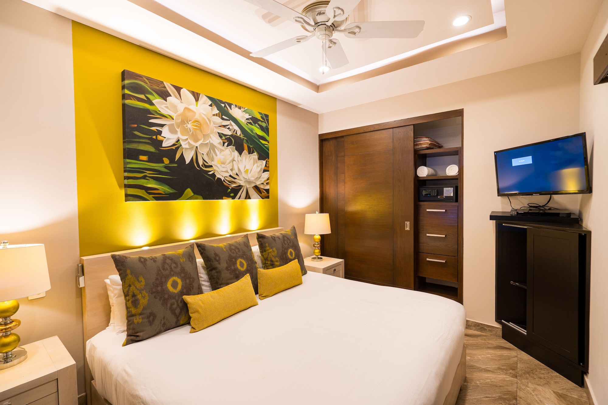 奢华套房， 2 间卧室， 海洋景观， 转角