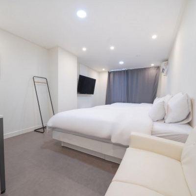 게스트룸 싱글침대 3개 Sokcho Hotel Foret 쿠폰