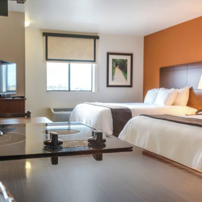 Room, 2 Queen Beds, Hearing Accessible (Mobility Accessible) My Place Hotel - Cheyenne, WY Promo Code