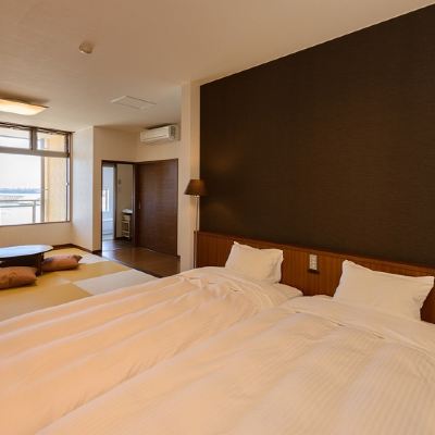 [Ocean View] [1st Floor Sound] With Observation Terrace [Japanese-Western Room] [Non-Smoking] [Ocean View] オーシャンフロント　お宿　浜田館 クーポン