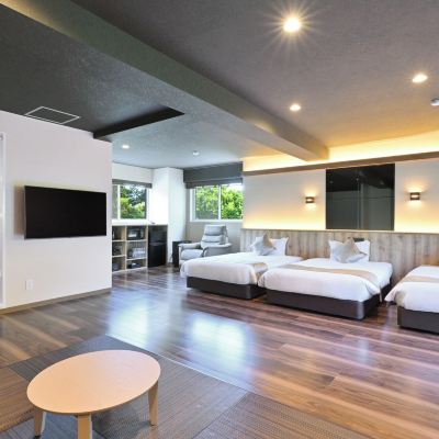 【和モダンスイート和洋室】 専用テラス＆露天風呂付 （70㎡） 塩江温泉郷　さぬき温泉 クーポン