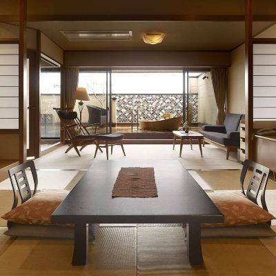 Main Building Low Floor Deluxe, Japanese-Western Mixed with Bath, Garden View