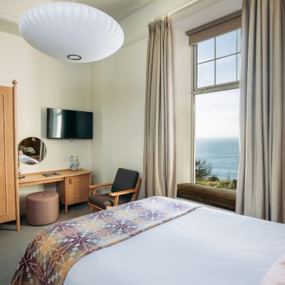 Double Bed, Deluxe Room, Sea View Polurrian on The Lizard Promo Code