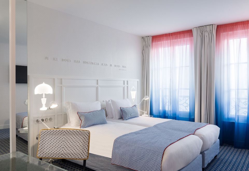 Superior Room With Twin Beds-Complimentary Soft Minibar, Courtesy Tray, Digital Press, Fitness, Sauna