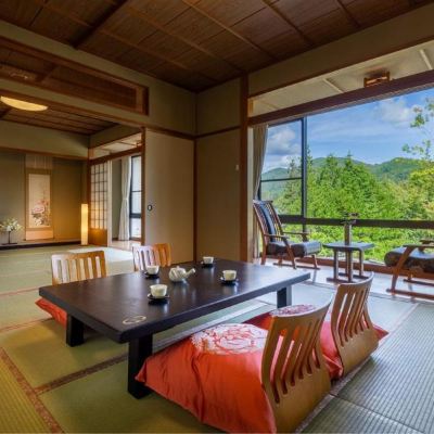 Hana-Guruma: Spacious Two-Room Japanese-Style Room-Private Dining Room, Non-Smoking 昼神温泉　はなや（絶景露天風呂と料理を愉しむ湯宿） クーポン