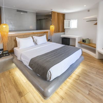 Honeymoon Windmill Suite with Sharing Pool Smy Mediterranean White Santorini Promo Code