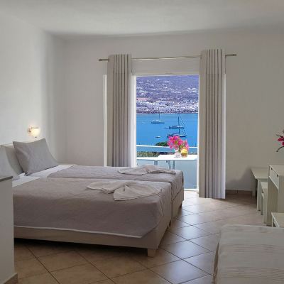 Deluxe Studio with Sea View-1 st Floor Paros Paradise Apartments Promo Code