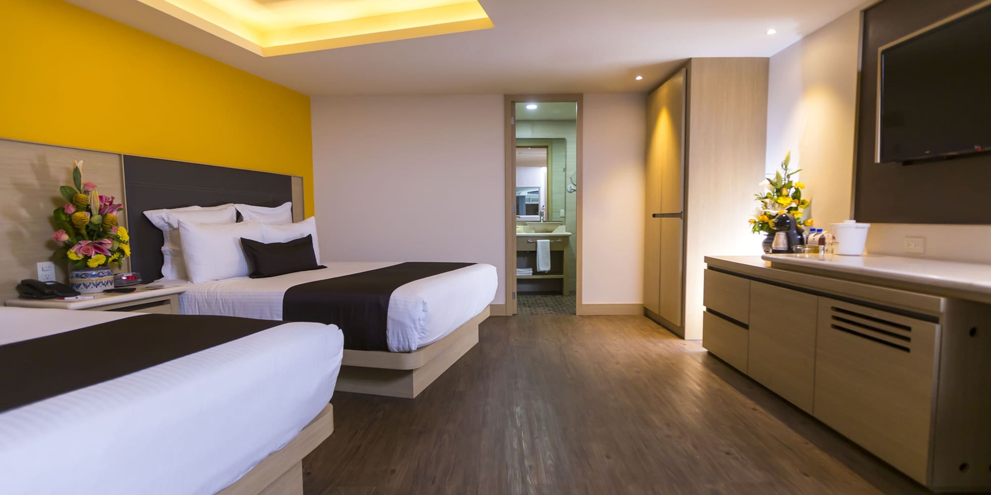 行政双人房， 2 张大床