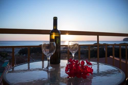 带海景的双人房