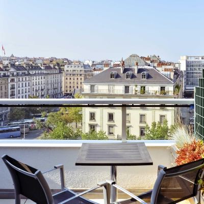 一室公寓 - 帶雙人床和陽台 日內瓦勃朗峯阿德吉奧公寓式酒店優惠