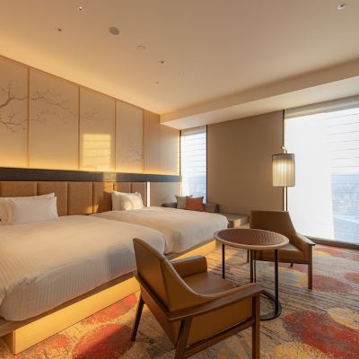 【有休息室】博多商務雙床套房 The Blossom 博多 Premier優惠