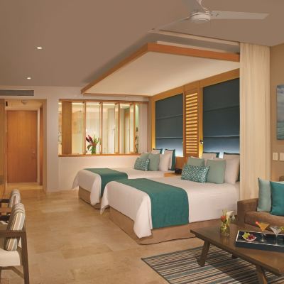 Junior Suite with Two Queen Beds and Ocean View Dreams Playa Mujeres Golf & Spa Resort Promo Code