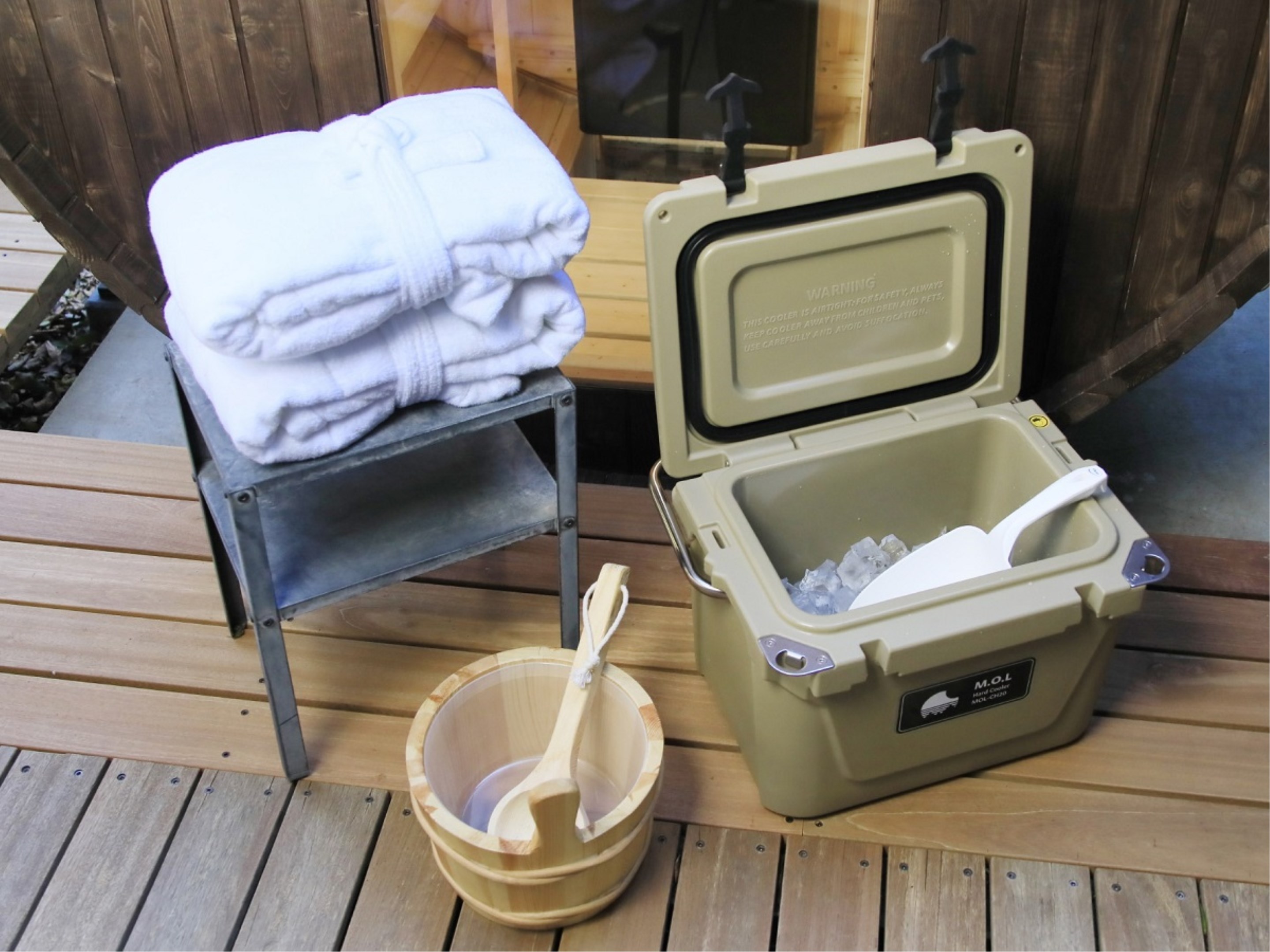 豪华和洋式双床套房，带桑拿和露天风吕-禁烟， 45平方米， 最大容量: 4人， 无景