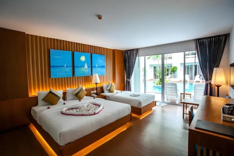 ห้องดีลักซ์ สำหรับสามท่าน