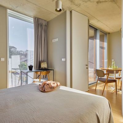 Two-Bedroom Family Apartment with Balcony Aparthotel Oporto Anselmo Promo Code