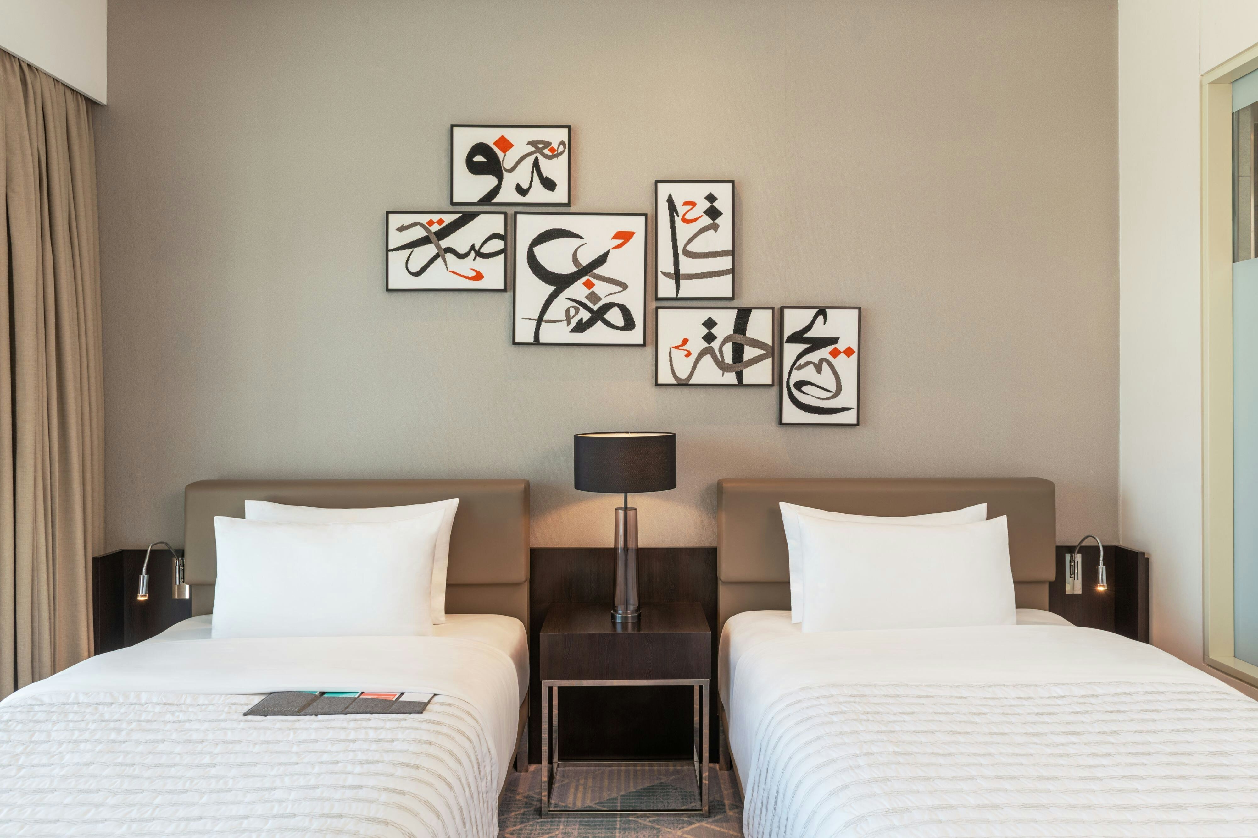 高级2张单人床房