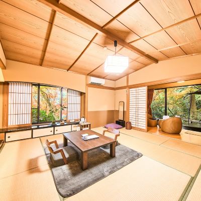 露天風呂付和室 緑と渓流に抱かれた美肌温泉の宿　霧島温泉静流荘 クーポン