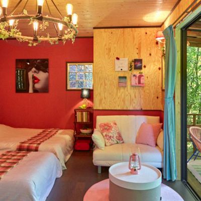 ★Newly Established Standard Cabin★ (Equipped With Water Facilities And Air Conditioning) Non-Smoking [Cottage] [Double Room] [Non-Smoking] [Mountain View] [River View] 鹿の音がこだまする御宿 離れ 花山水 クーポン